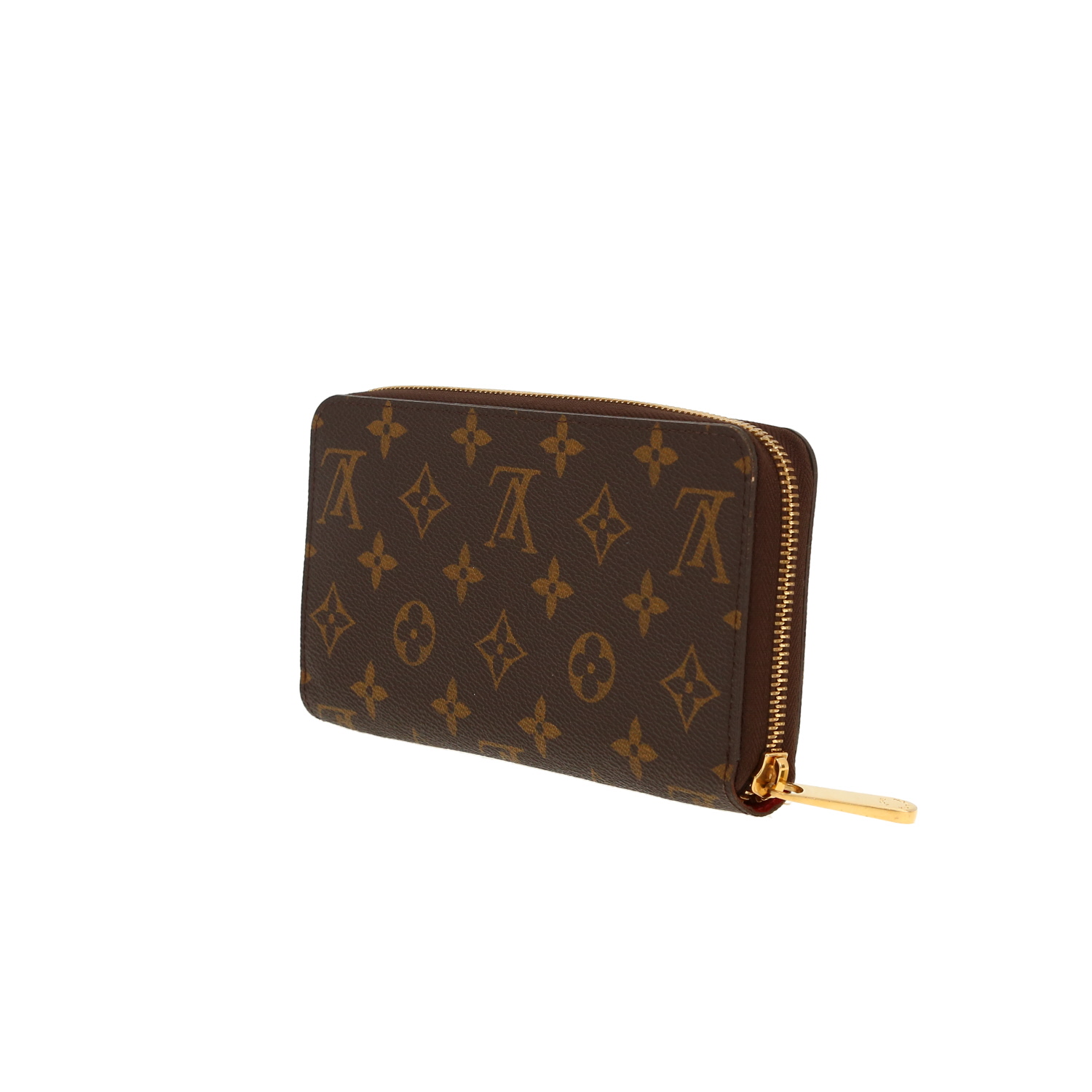 Billetera Louis Vuitton  Zippy en lona Monogram marrón - Detail D5