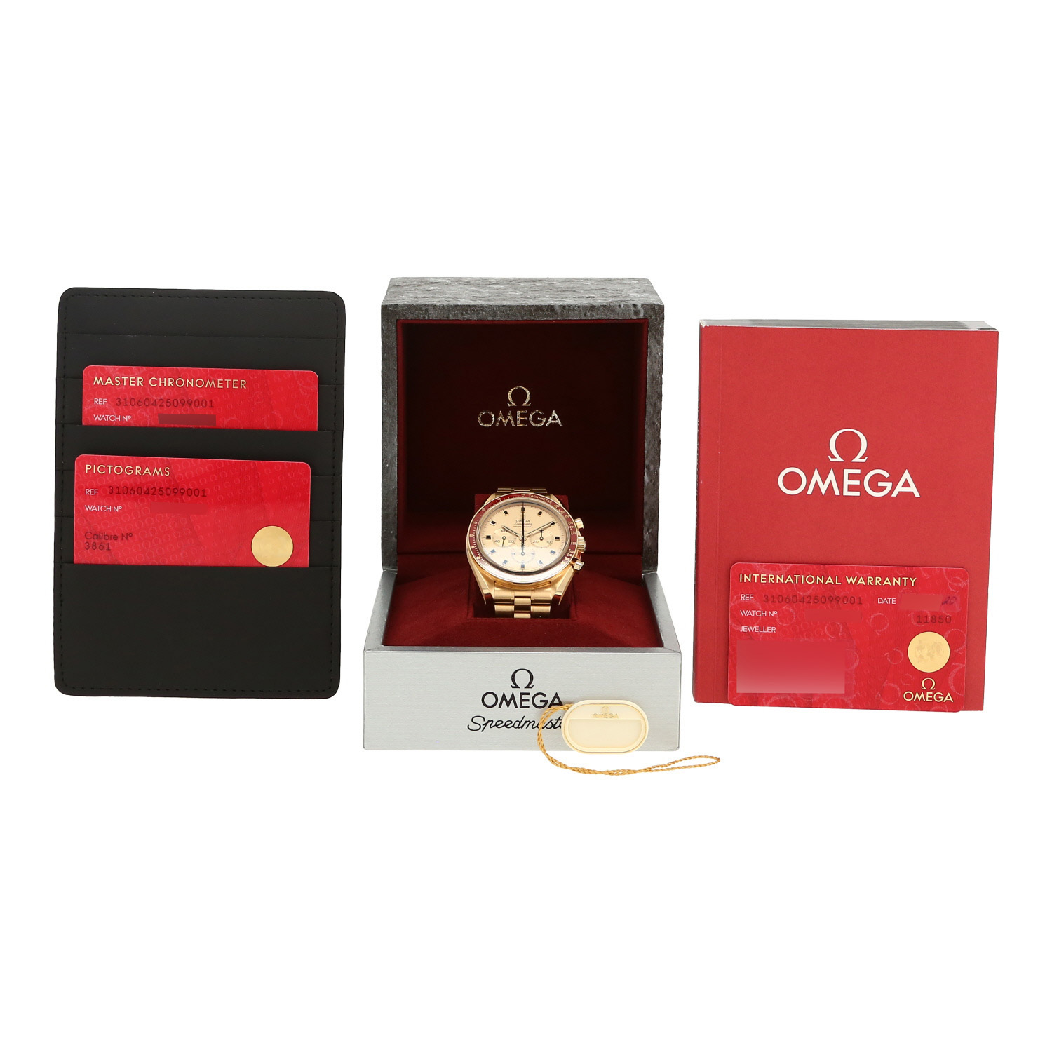 Montre Omega Speedmaster Apollo en or jaune Ref: Omega - 31060425099001  Vers 2020 - Detail D2