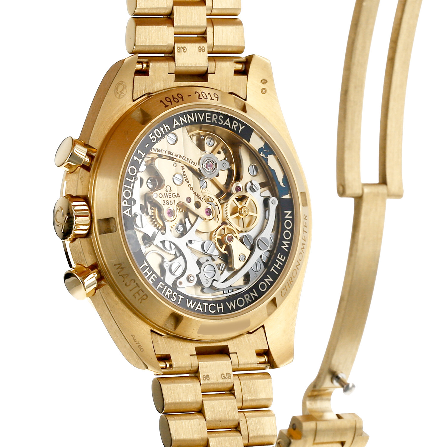 Orologio Omega Speedmaster Apollo in oro giallo Ref: Omega - 31060425099001  Circa 2020 - Detail D3