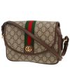 Gucci   shoulder bag  in beige "sûpreme GG" canvas  and brown leather - 00pp thumbnail