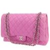 Sac bandoulière Chanel  Timeless Maxi Jumbo en cuir matelassé rose - 00pp thumbnail