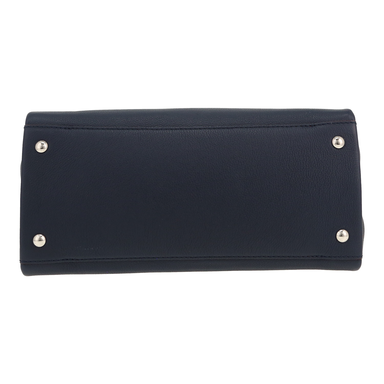 Sac à main Louis Vuitton  Lockme en cuir grainé bleu - Detail D1