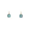 Paire de boucles d'oreilles Pomellato Nudo Classic en or rose, or blanc et topazes - 00pp thumbnail