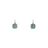 Paire de boucles d'oreilles Pomellato Nudo Classic en or rose, or blanc et topazes - 360 thumbnail