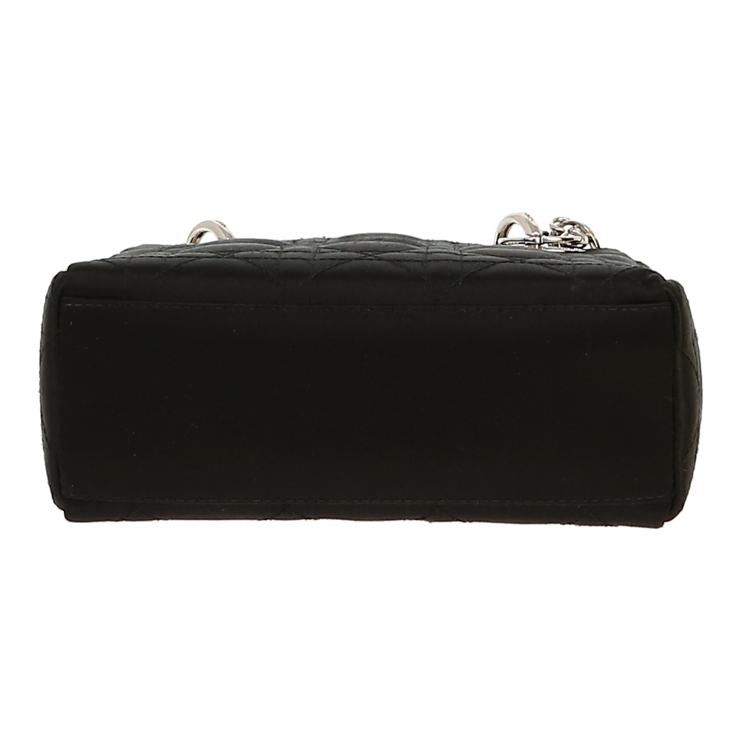 Borsa Dior  Lady Dior in raso nero - Detail D1