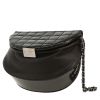 Minaudière Chanel  Editions Limitées en cuir verni matelassé noir et cuir noir - 00pp thumbnail