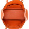 Bolso de mano Hermès   en cuero naranja - Detail D3 thumbnail