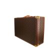 Louis Vuitton  Bisten 70 rigid suitcase  in brown monogram canvas  and brown leather - Detail D9 thumbnail