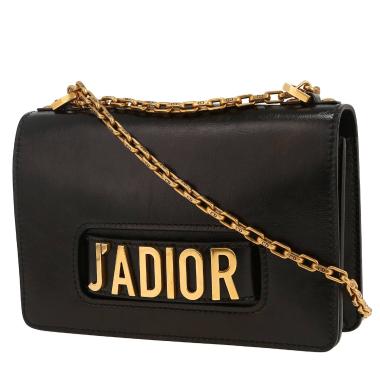 Bolso de mano Dior  J'Adior en cuero negro