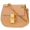 Chloé  Drew bag  in beige grained leather - 00pp thumbnail
