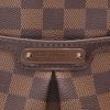 Louis Vuitton  Bloomsbury shoulder bag  in ebene damier canvas  and brown - Detail D2 thumbnail
