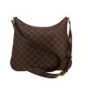 Louis Vuitton  Bloomsbury shoulder bag  in ebene damier canvas  and brown - Detail D7 thumbnail