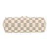 Sac bandoulière Louis Vuitton  Croisette en toile damier azur et cuir naturel - Detail D1 thumbnail