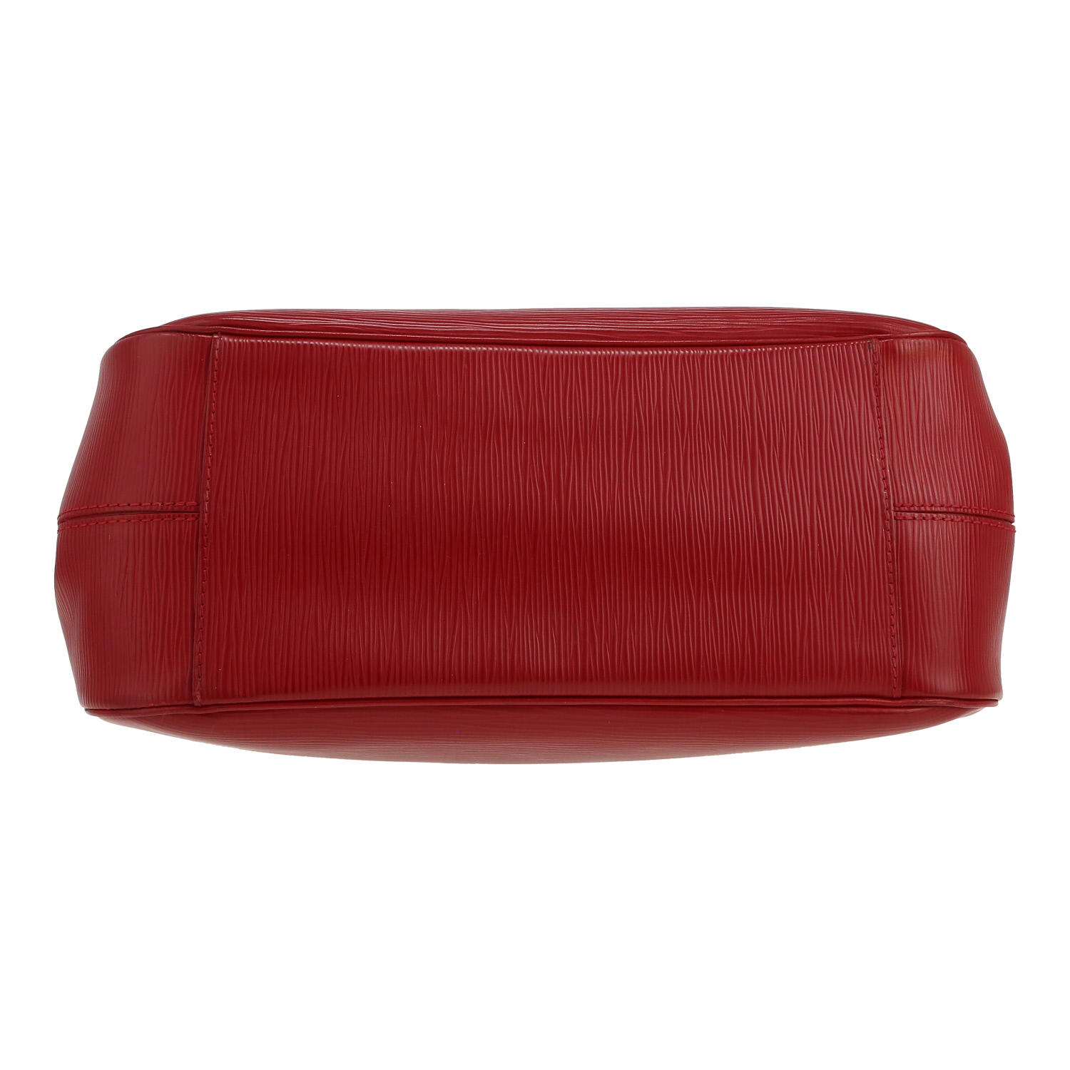 Bolso de mano Louis Vuitton  Passy en cuero Epi rojo - Detail D1