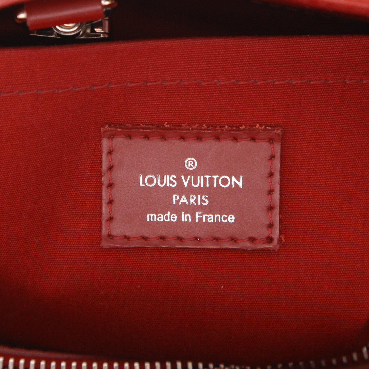 Bolso de mano Louis Vuitton  Passy en cuero Epi rojo - Detail D2