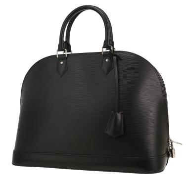 Sac à main Louis Vuitton  Alma en cuir épi noir