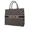 Dior  Book Tote shopping bag  in blue and beige monogram canvas Oblique - 00pp thumbnail