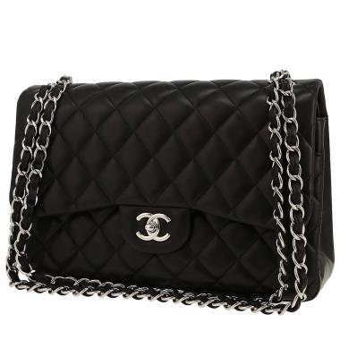 Sac bandoulière Chanel  Timeless Jumbo en cuir matelassé noir