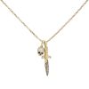 Collana David Yurman  in oro giallo, diamanti e diamanti brown - 00pp thumbnail