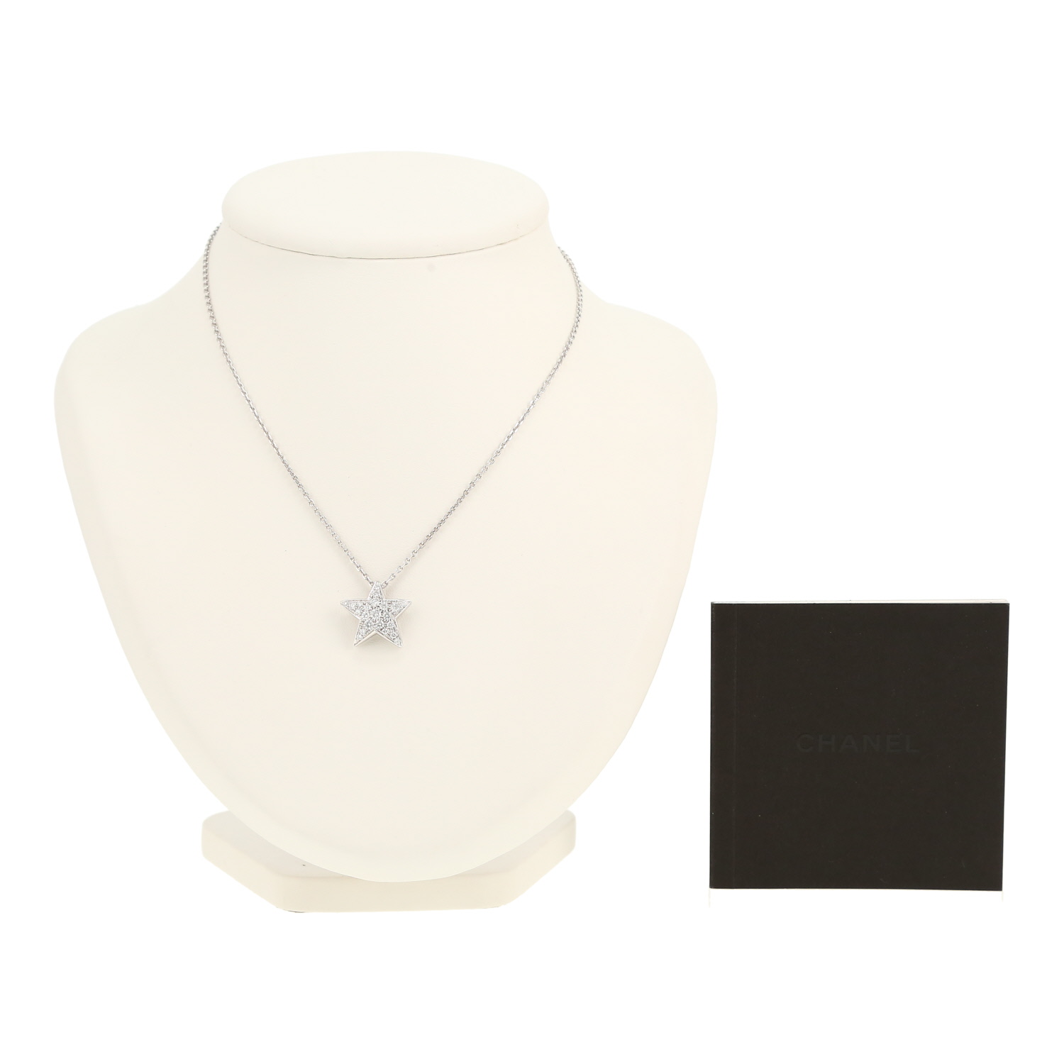 Collier Chanel Comète Géode en or blanc et diamants - Detail D2