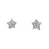 Paire de puces d'oreilles Chanel Comète Géode en or blanc et diamants - 00pp thumbnail
