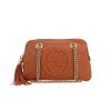 Sac à main Gucci  Soho en cuir grainé marron - 360 thumbnail