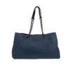 Sac cabas Bottega Veneta   en cuir intrecciato bleu - 360 thumbnail