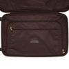 Louis Vuitton  Pegase rigid suitcase  in ebene damier canvas  and brown leather - Detail D4 thumbnail