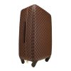 Louis Vuitton  Pegase rigid suitcase  in ebene damier canvas  and brown leather - Detail D6 thumbnail