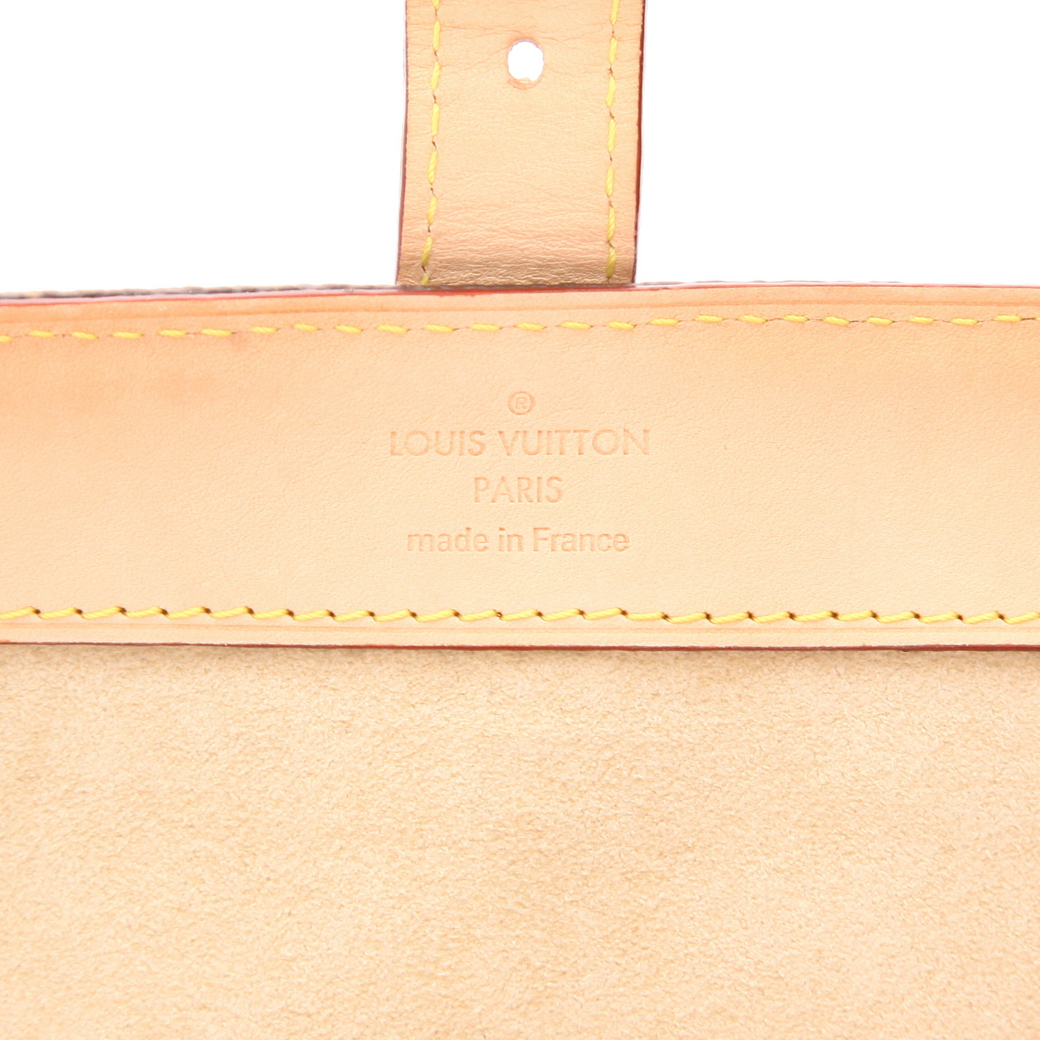 Pochette Louis Vuitton  Étui 3 montres in tela monogram marrone e pelle naturale - Detail D2