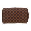 Louis Vuitton  Dopp Kit en lona a cuadros ébano y cuero marrón - Detail D1 thumbnail