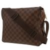 Bolso bandolera Louis Vuitton  Naviglio en lona a cuadros ébano y cuero marrón - 00pp thumbnail