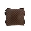 Bolso bandolera Louis Vuitton  Naviglio en lona a cuadros ébano y cuero marrón - 360 thumbnail