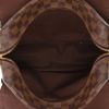 Bolso bandolera Louis Vuitton  Naviglio en lona a cuadros ébano y cuero marrón - Detail D3 thumbnail