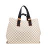 Bolso Cabás Louis Vuitton   modelo grande  en lona a cuadros azul celeste - Detail D7 thumbnail