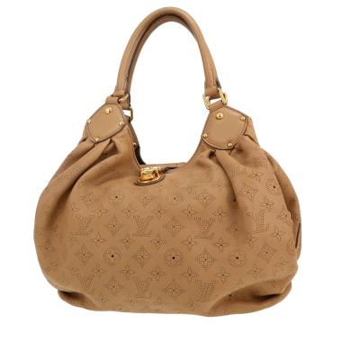 Borsa Louis Vuitton  L in pelle Mahina beige