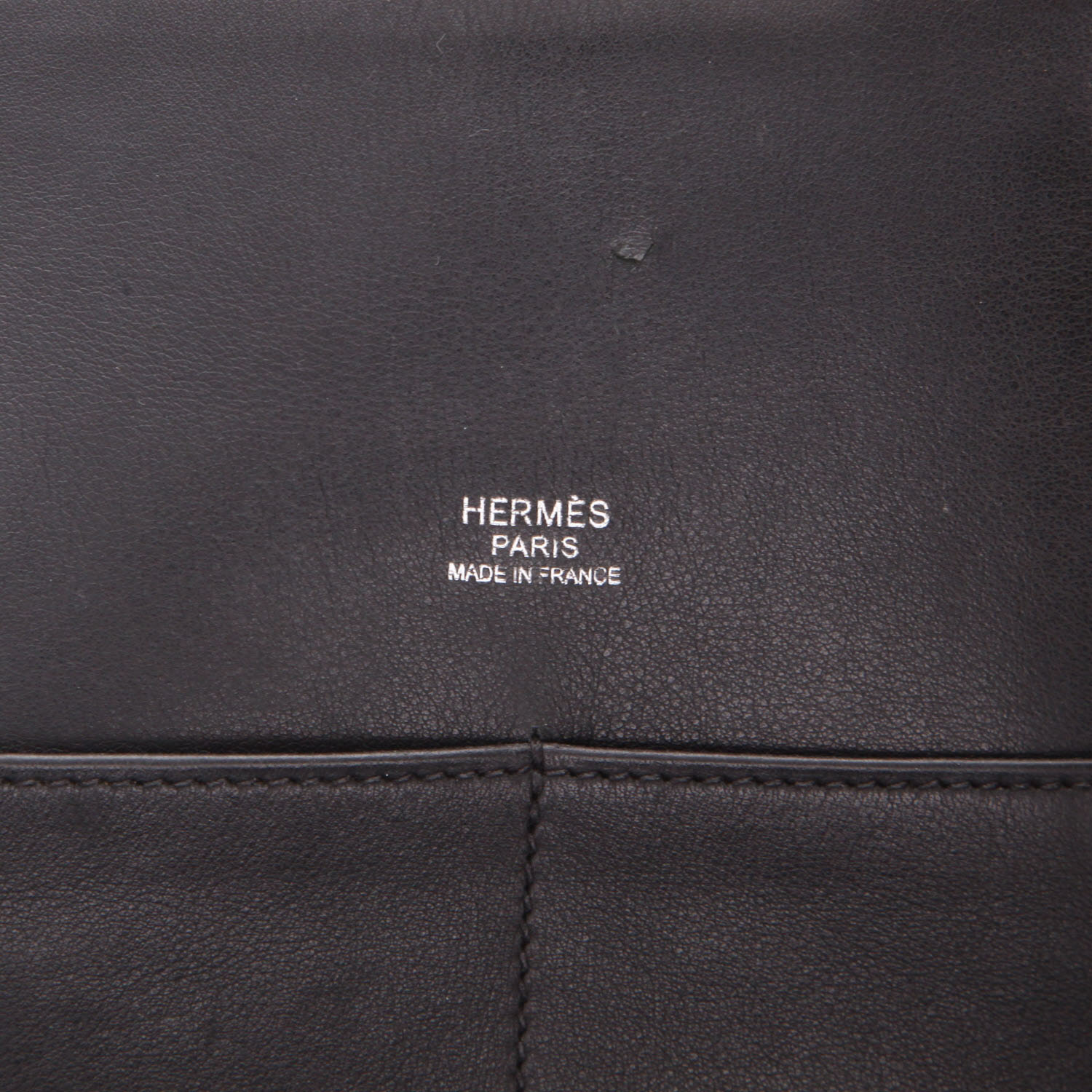 Hermès  Caravas handbag  in black togo leather - Detail D2