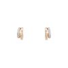 Paire de créoles Pomellato Pomellato Together en or rose, or blanc et diamants - 00pp thumbnail