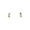 Paire de créoles Pomellato Pomellato Together en or rose, or blanc et diamants - 360 thumbnail