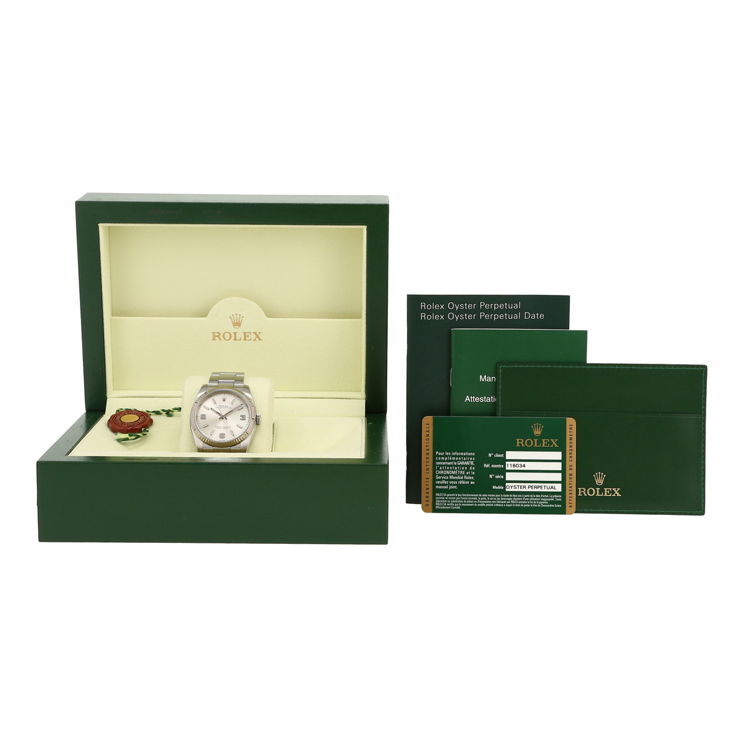 Orologio Rolex Oyster Perpetual in acciaio Ref: Rolex - 116034  Circa 2011 - Detail D2