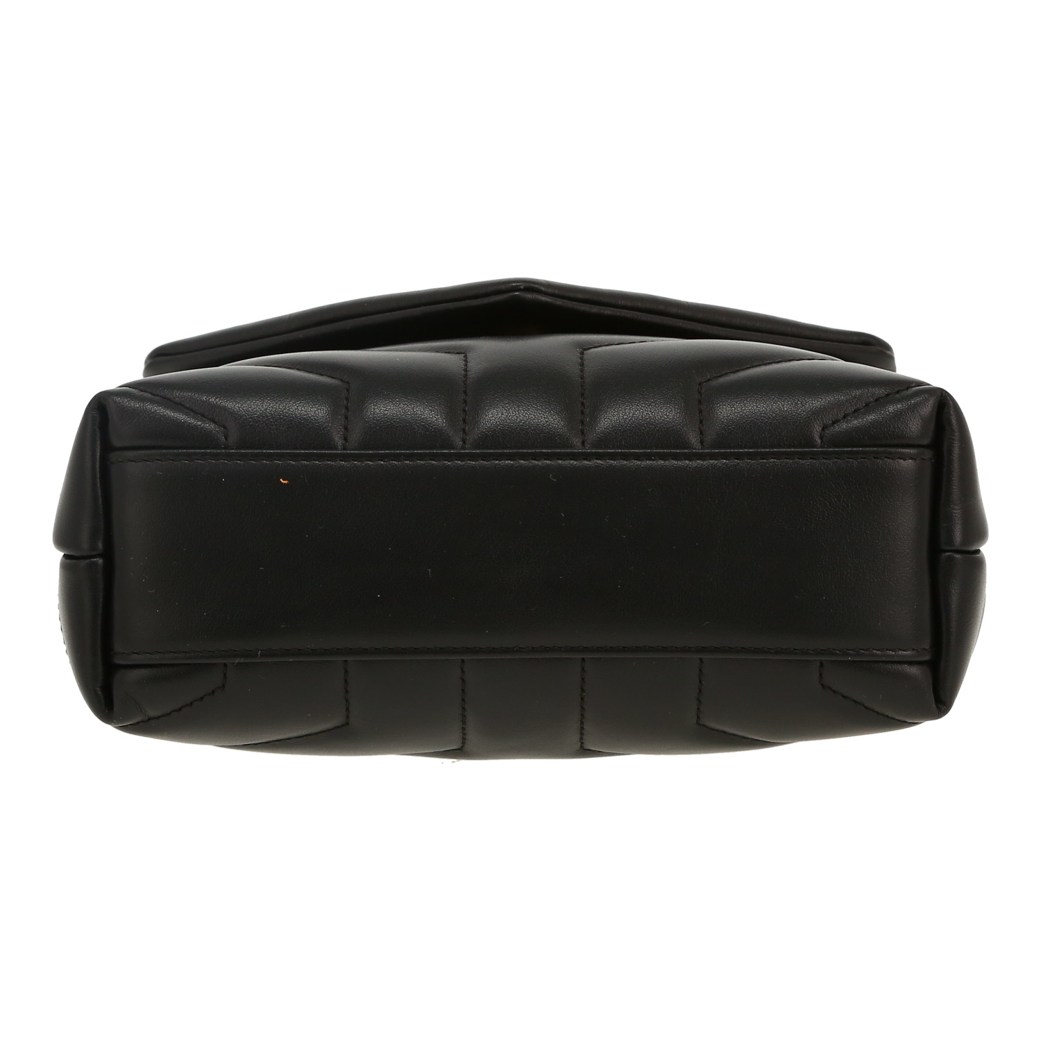 Borsa a tracolla Saint Laurent  Toy Loulou in pelle trapuntata nera - Detail D1