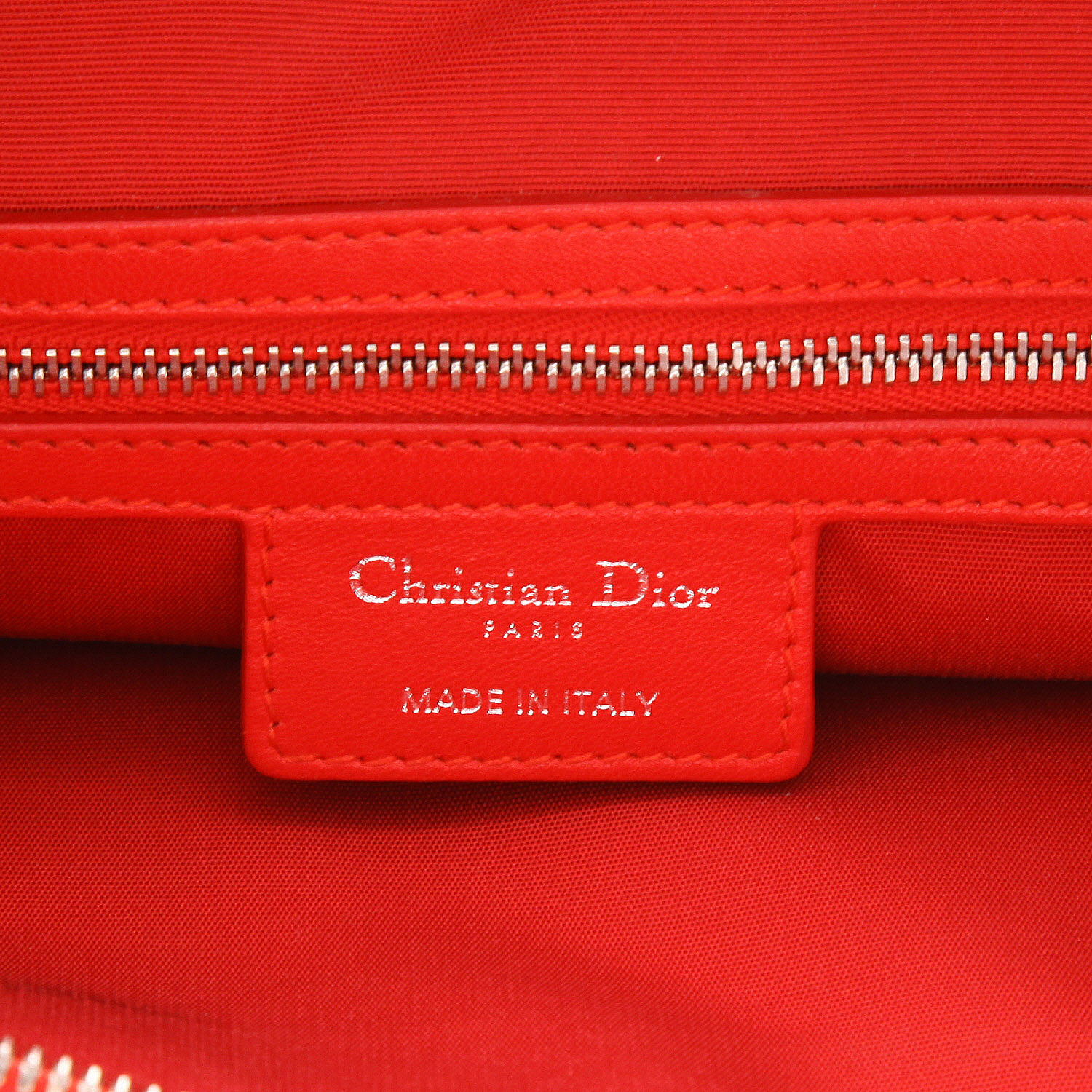 Sac à main Dior  Dior Soft en cuir cannage rouge - Detail D2