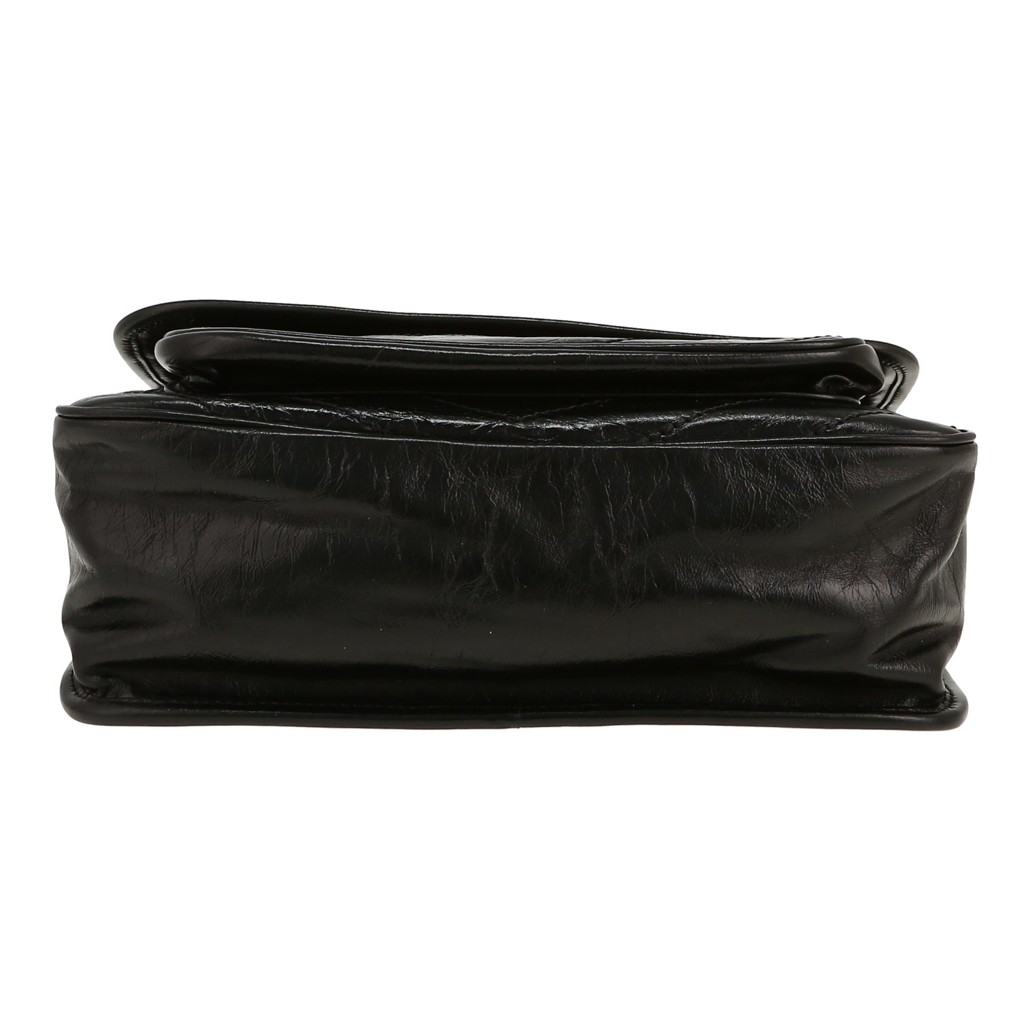 Borsa a tracolla Saint Laurent  Niki modello medio  in pelle nera - Detail D1