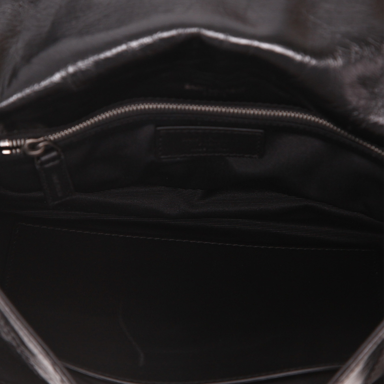 Borsa a tracolla Saint Laurent  Niki modello medio  in pelle nera - Detail D3
