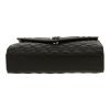 Saint Laurent  Envelope medium model  shoulder bag  in black quilted grained leather - Detail D1 thumbnail