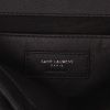 Saint Laurent  Envelope medium model  shoulder bag  in black quilted grained leather - Detail D2 thumbnail