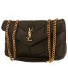Borsa a tracolla Saint Laurent  Loulou Puffer in pelle trapuntata verde - 00pp thumbnail