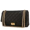 Sac bandoulière Chanel  2.55 en cuir matelassé noir - 00pp thumbnail