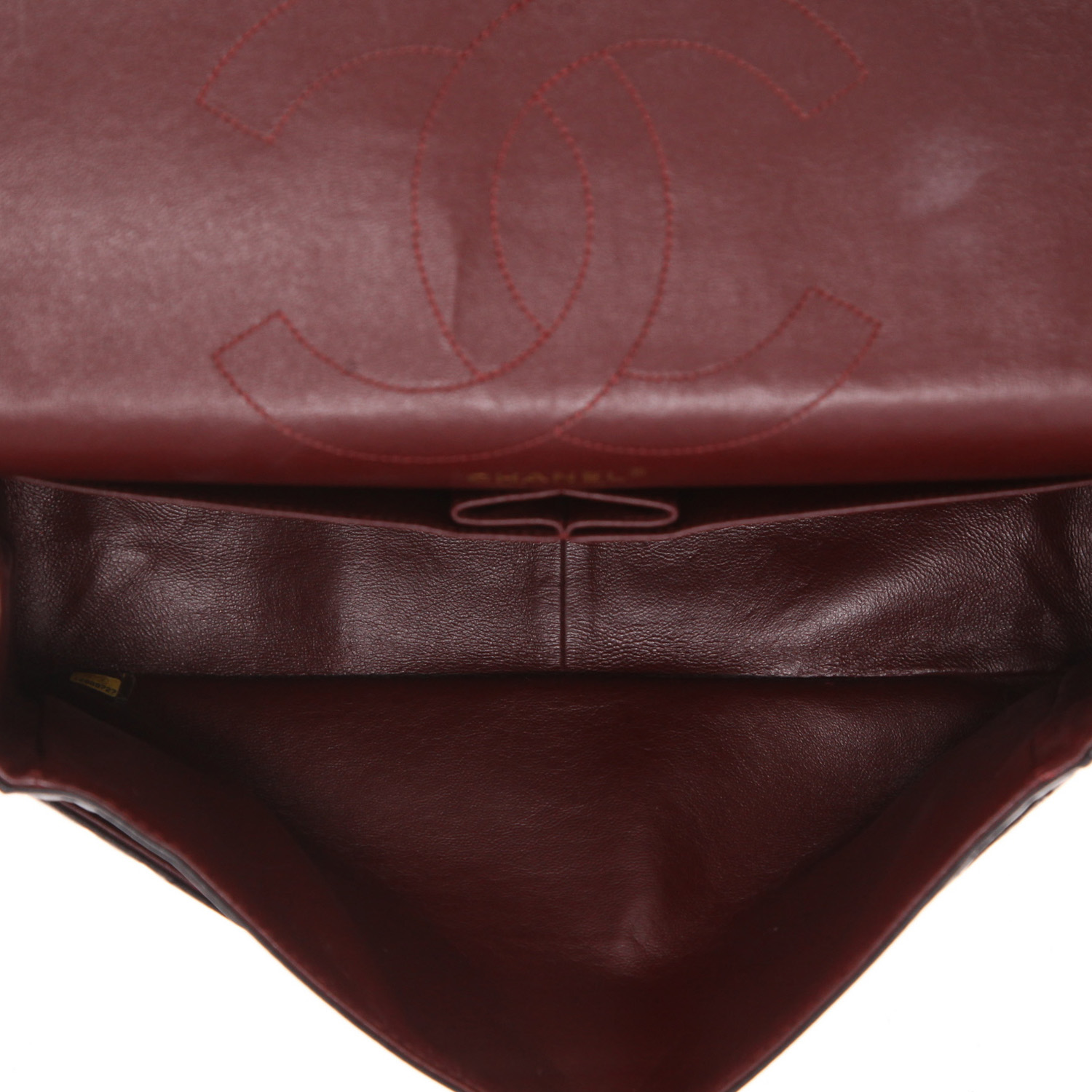 Borsa a tracolla Chanel  2.55 in pelle trapuntata nera - Detail D3