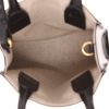 Celine  Vertical shoulder bag  in beige canvas  and black leather - Detail D3 thumbnail